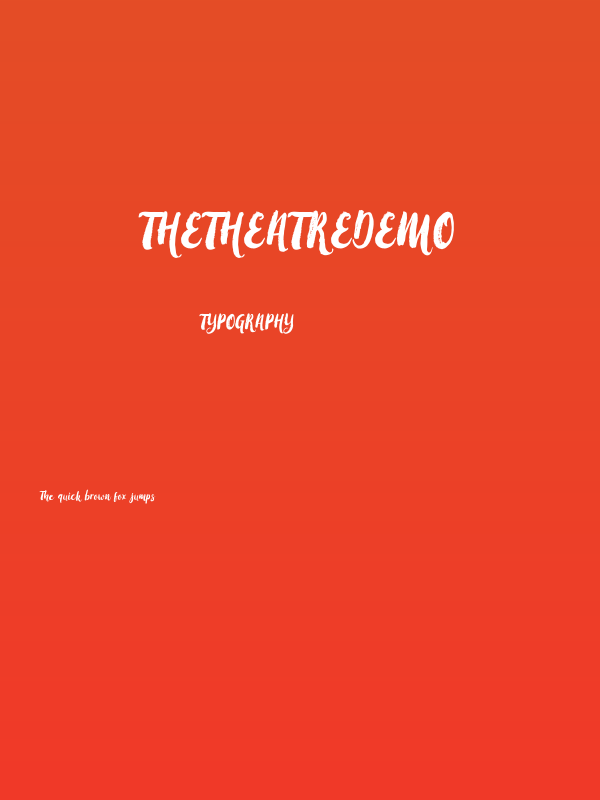 thetheatredemo Poster