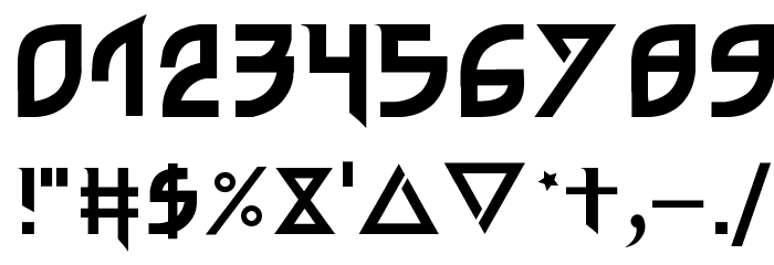 thewitcher Font OTHER CHARS