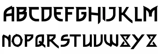 thewitcher Fonte MAIÚSCULAS