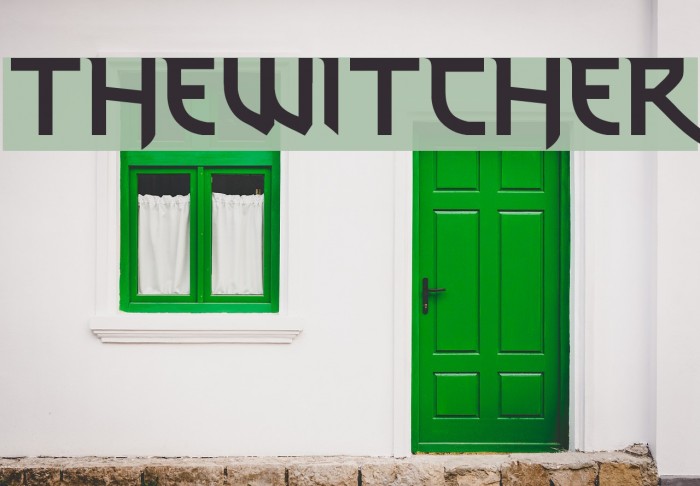 thewitcher Font examples