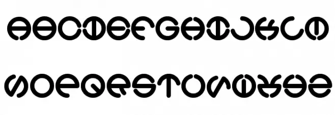theworld Font UPPERCASE