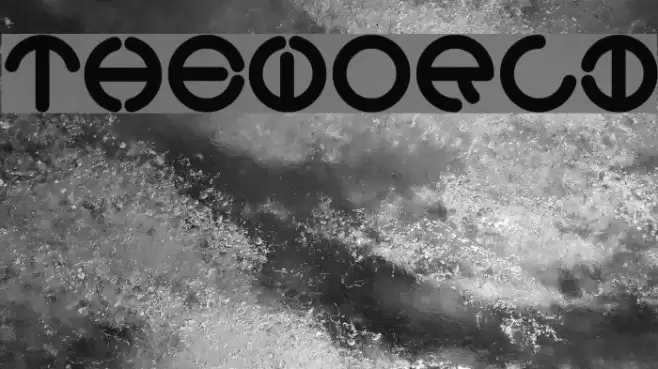 theworld Font examples