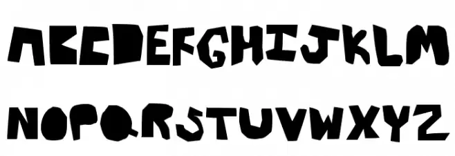 thick Schriftart Groß