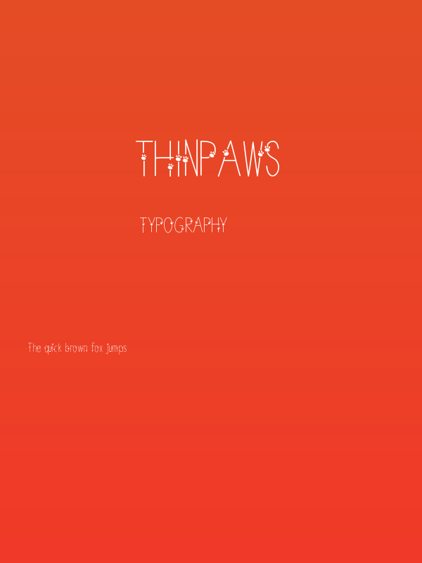 thinpaws Poster