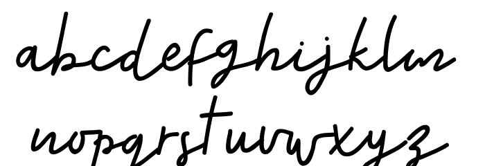 thirsty-Regular Font LOWERCASE