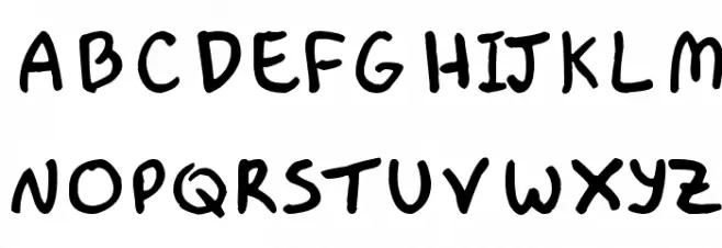 this font is not a typeface Font UPPERCASE