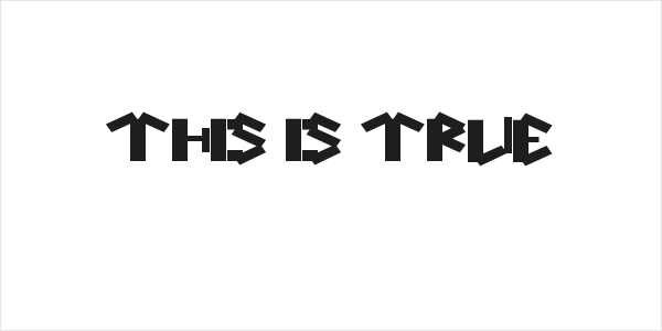 this is true Logo
