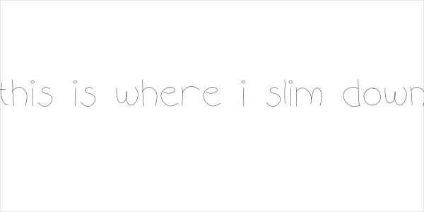 this is where i slim down Logo