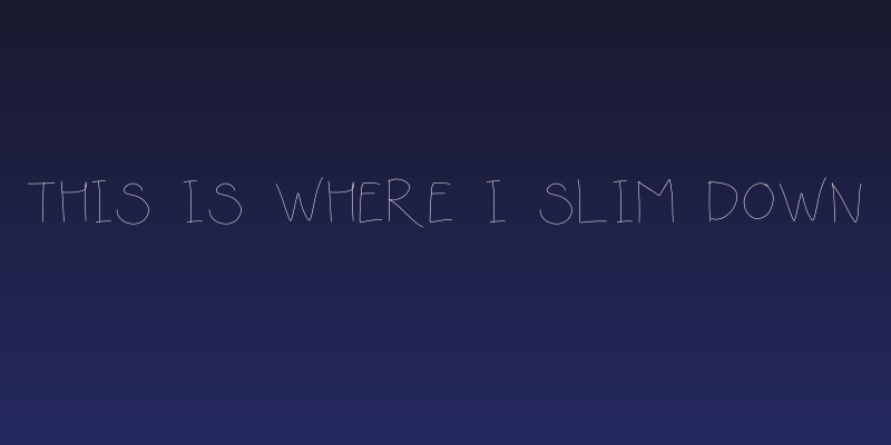 this is where i slim down Social Header