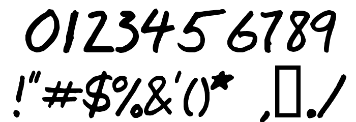 this kettle Font OTHER CHARS