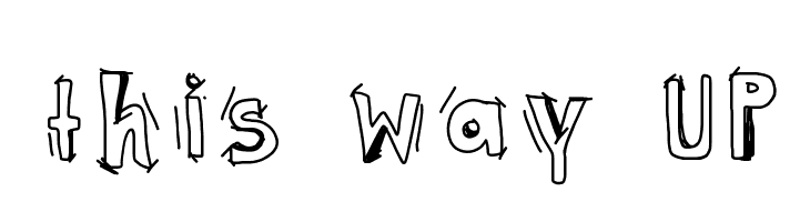 this way UP  Free Fonts Download