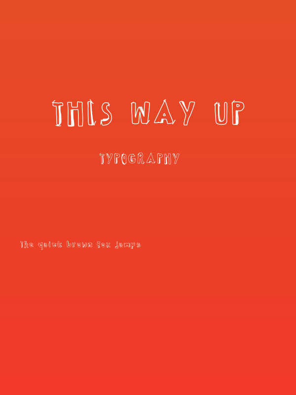 this way UP Poster