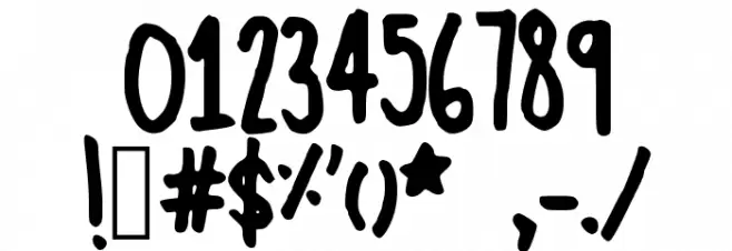 thisfontlookslikeelephant Font OTHER CHARS