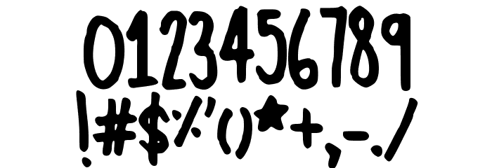 thisfontlookslikegiraffe Font OTHER CHARS
