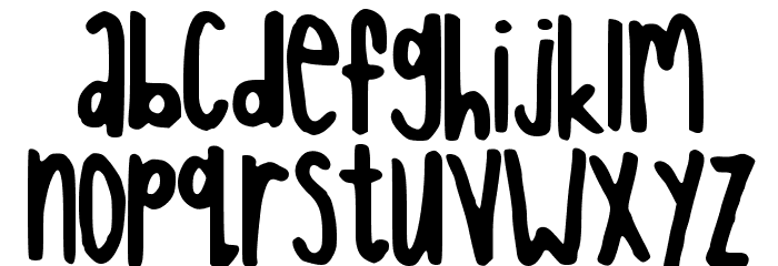 thisfontlookslikegiraffe Font LOWERCASE