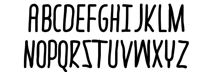 thrasherhandBold Font LOWERCASE