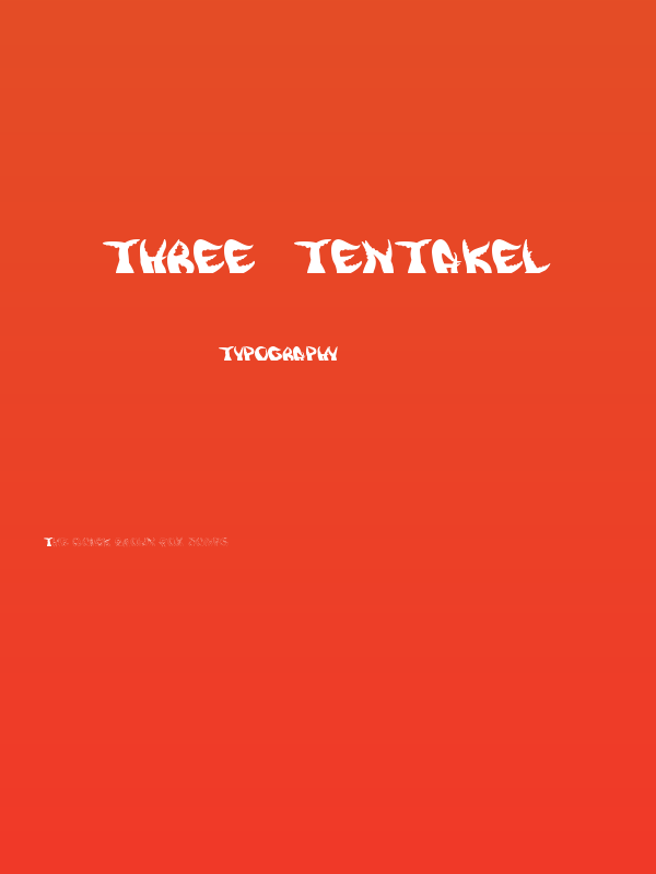 three_tentakel Poster