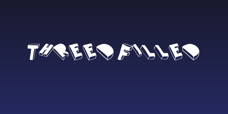 threed filled Social Header