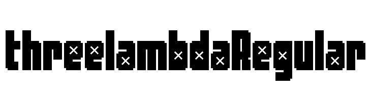 threelambdaRegular  baixar fontes gratis