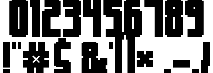 threelambdaRegular Font OTHER CHARS