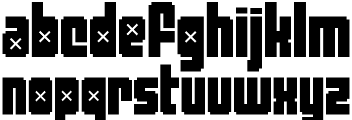 threelambdaRegular Font LOWERCASE