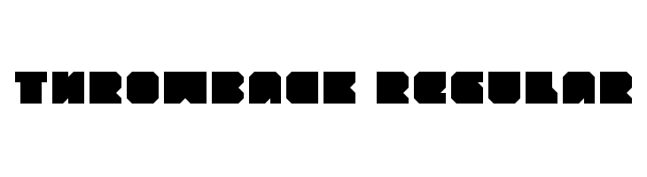 throwback Regular  Frei Schriftart Herunterladen