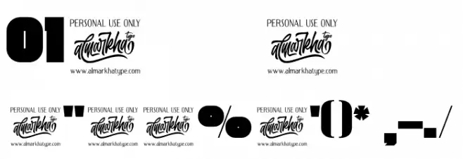 thugolatz Font OTHER CHARS