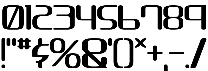thundercity Font OTHER CHARS
