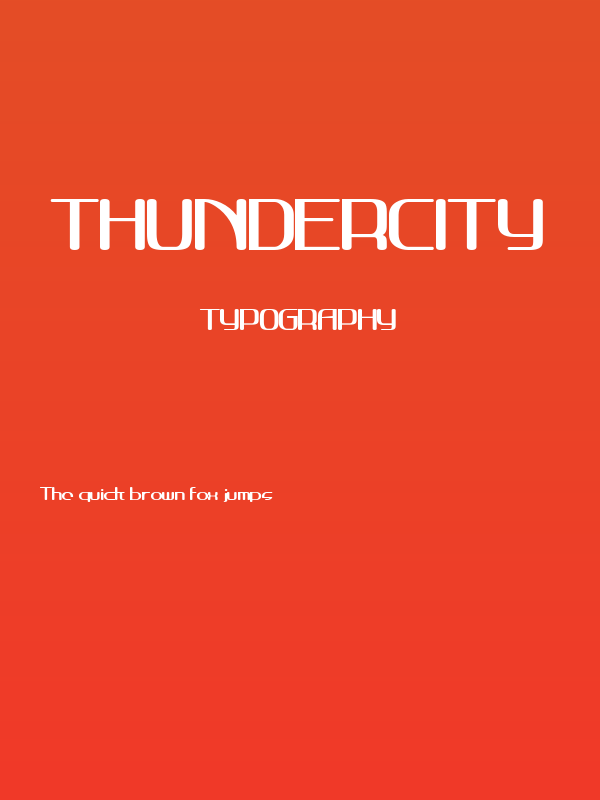 thundercity Poster
