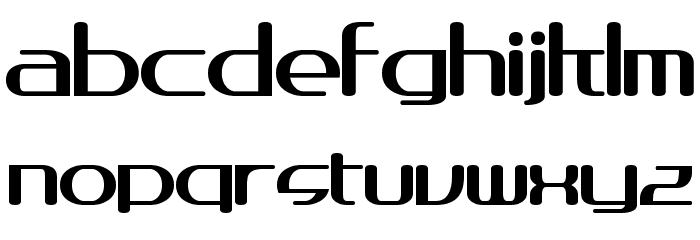 thundercity Font LOWERCASE