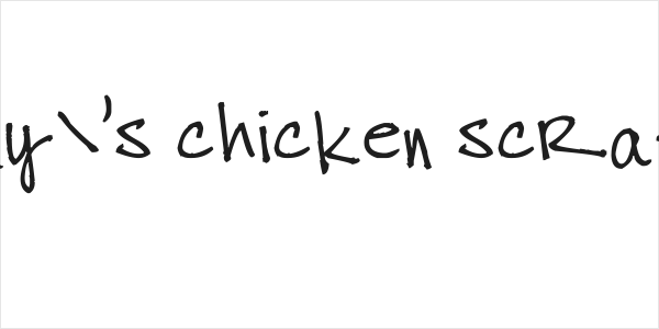 thuy's chicken scratch Logo