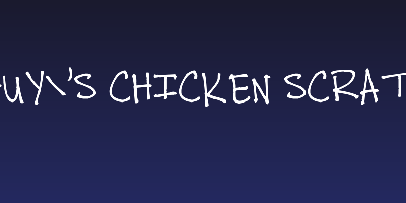 thuy's chicken scratch Social Header