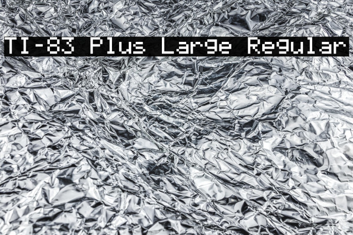 TI-83 Plus Large Regular Example 3