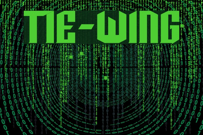 TIE-Wing Font examples