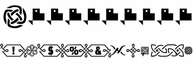 TIES Font OTHER CHARS