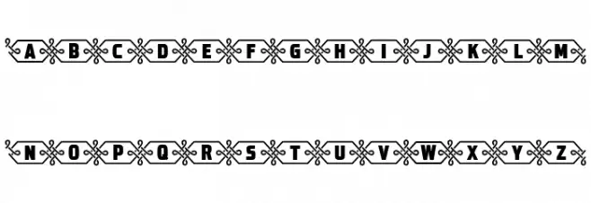TIES Font UPPERCASE