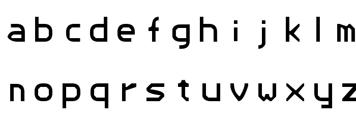 TIFAX Font LOWERCASE