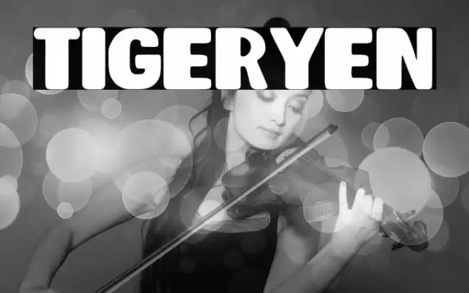 TIGERYEN Font examples