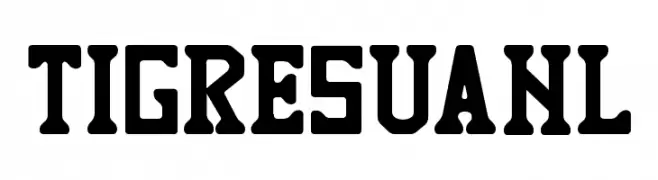 TIGRES UANL  Frei Schriftart Herunterladen