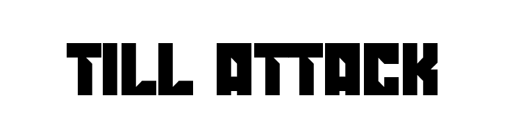 TILL ATTACK  font caratteri gratis