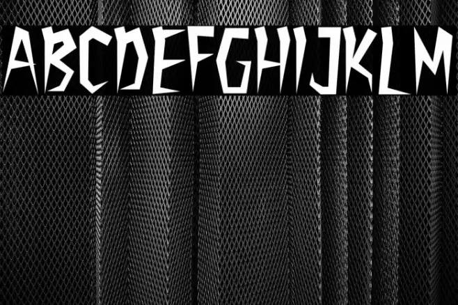 TIME MOVER Font examples