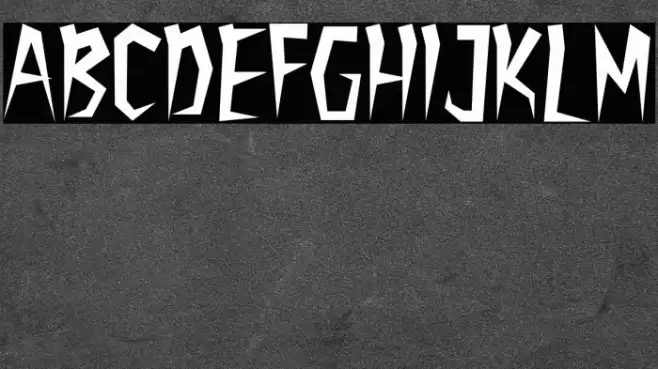 TIME MOVER Font examples