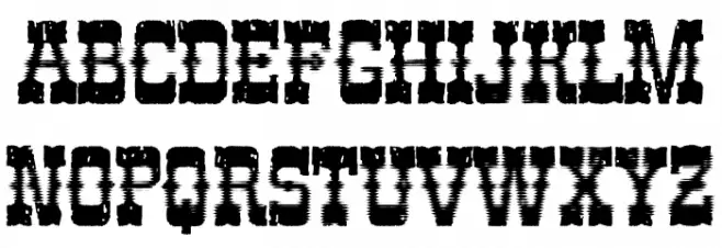 TIMEMACHINE HALLOWEEN PERSONAL USE Bold Schriftart Kleinbuchstaben