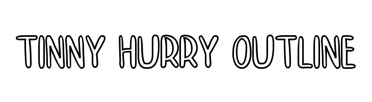 TINNY HURRY OUTLINE  baixar fontes gratis