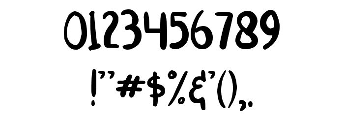 TINNY HURRY Font OTHER CHARS
