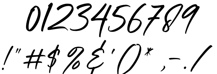 TINT SHADE - Personal Use Font OTHER CHARS