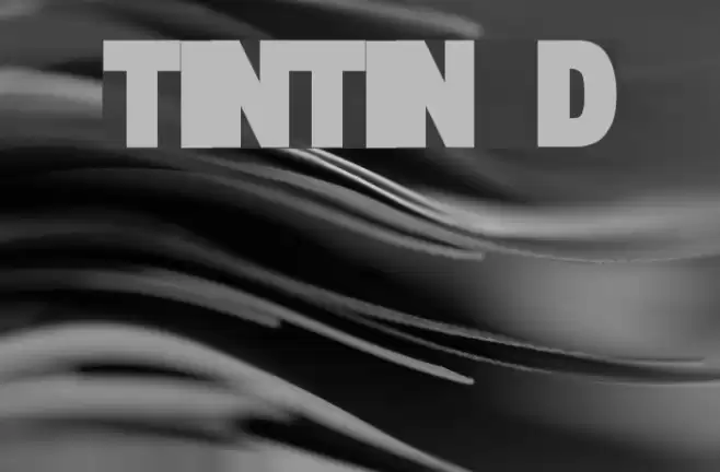 TINTIN 3D Font examples