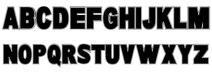 TINTIN 3D Font LOWERCASE