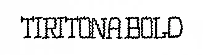 TIRITONA BOLD  تنزيل الخطوط