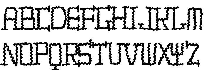 TIRITONA BOLD Font LOWERCASE